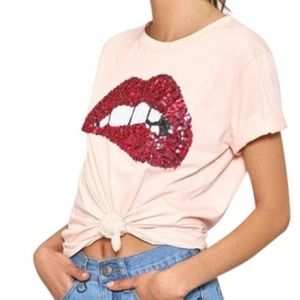 Nasty Gal Lip tee